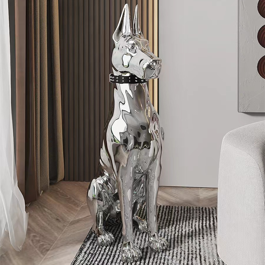 hound dog statue