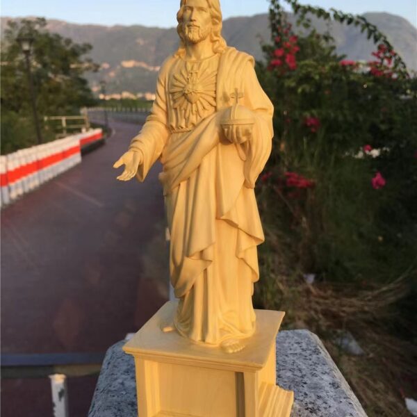 jesus wooden statue