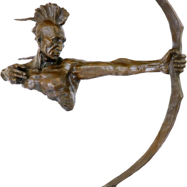 indian warrior statue