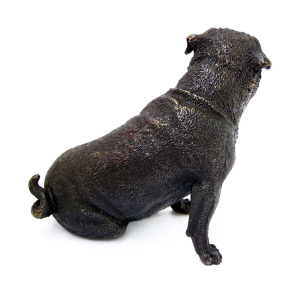 Bronze Pug Statue