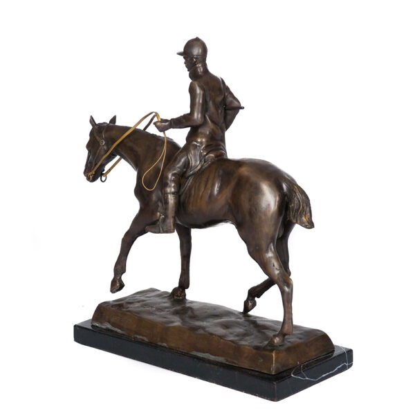 horse and jockey statue