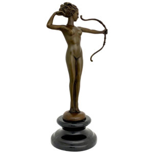 artemis bronze statue