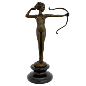 artemis bronze statue