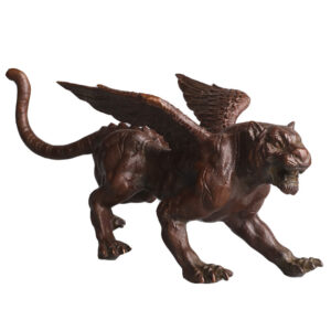 winged tiger statue