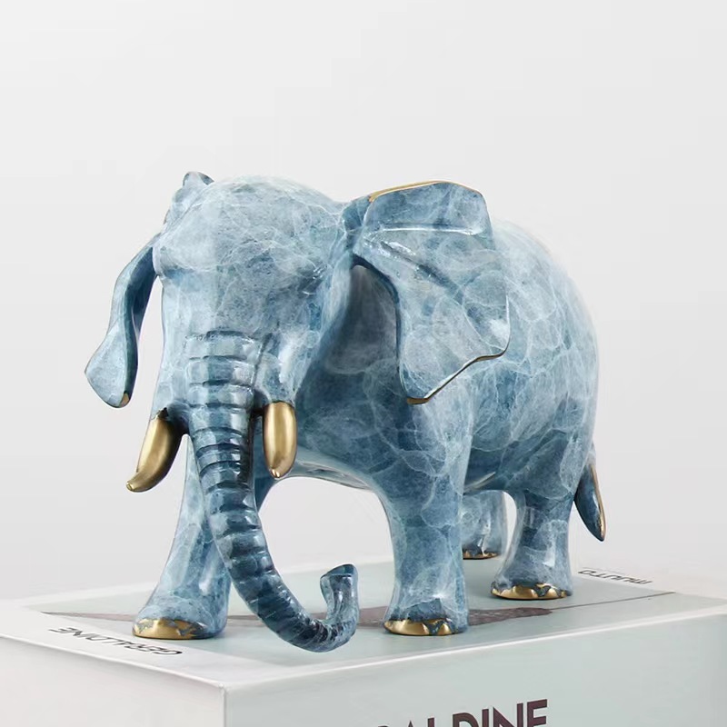 elephant pair statue