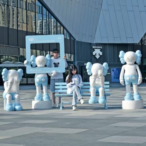 life size kaws statue for sale