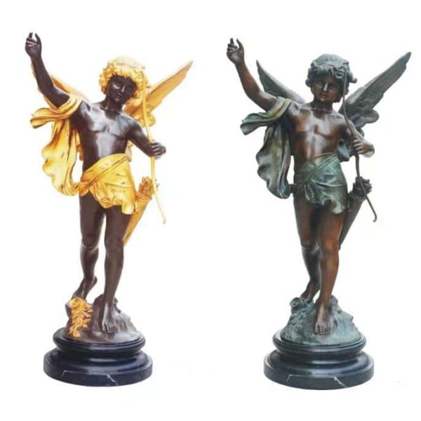 cupid angel statue