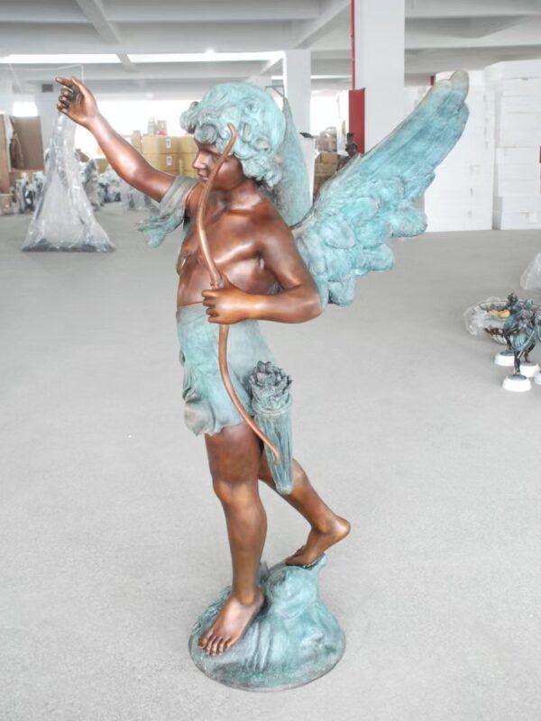 cupid angel statue