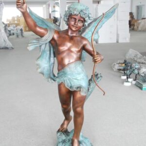cupid angel statue