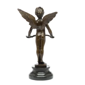 cupid bronze statue