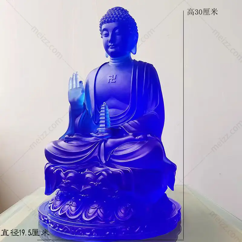 Glass Medicine Buddha Statue