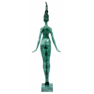 floating woman sculpture