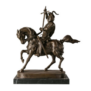 warrior horse statue