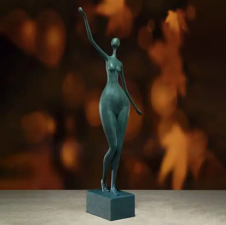 naked woman abstract art