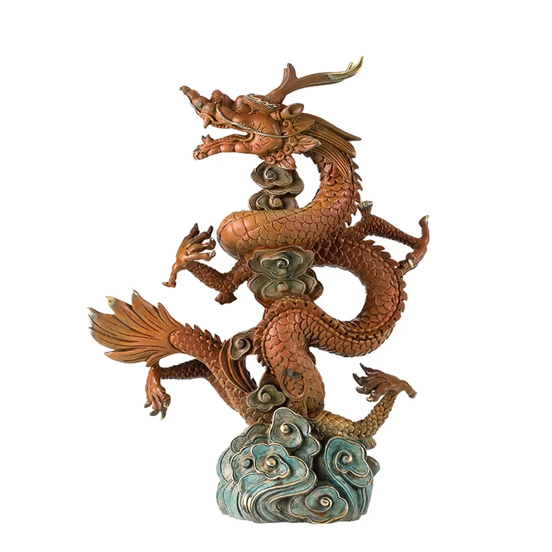 bronze dragon sculpture