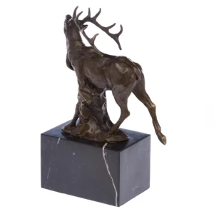 small deer sculpture