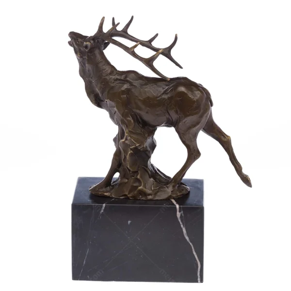 small deer sculpture