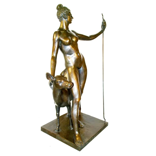 bronze artemis statue