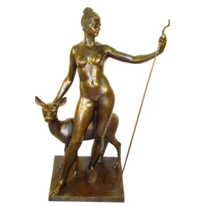 bronze artemis statue