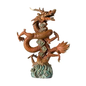 bronze dragon sculpture