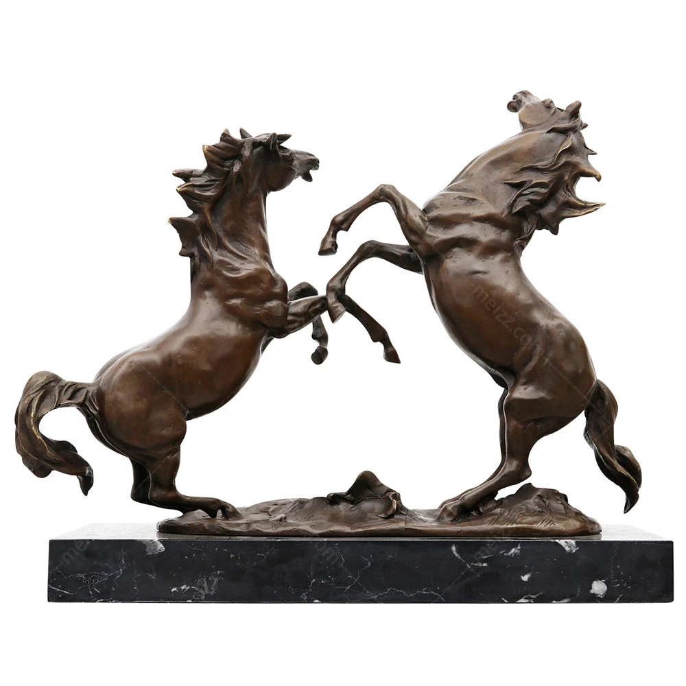 antique bronze horse sculptures