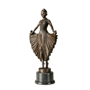 dancing lady statue