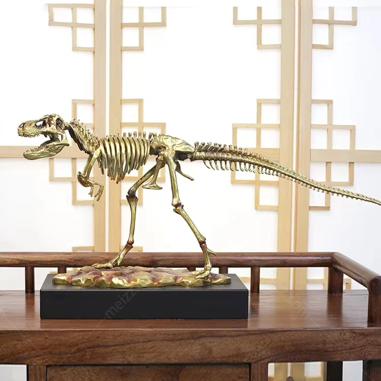 dinosaur skeleton sculpture