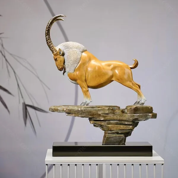 Bronze Antelope Sculpture