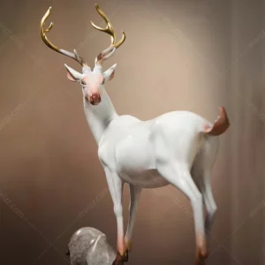 divine deer statue