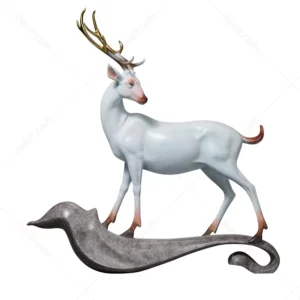 divine deer sculpture