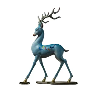 bronze reindeer statue