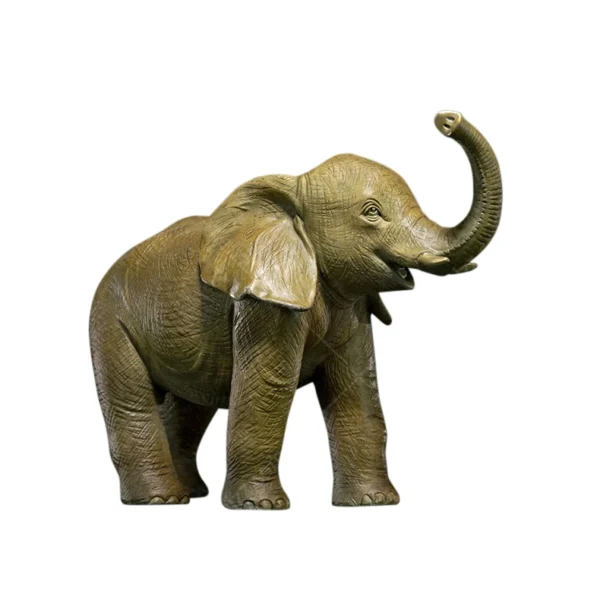 elephant family statue