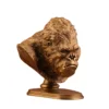 Gorilla Bust Sculpture