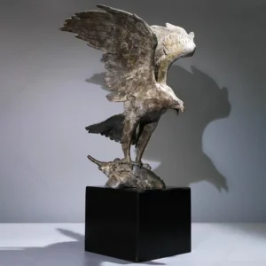 eagle desk statue