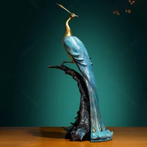 peacock sculpture for home decor