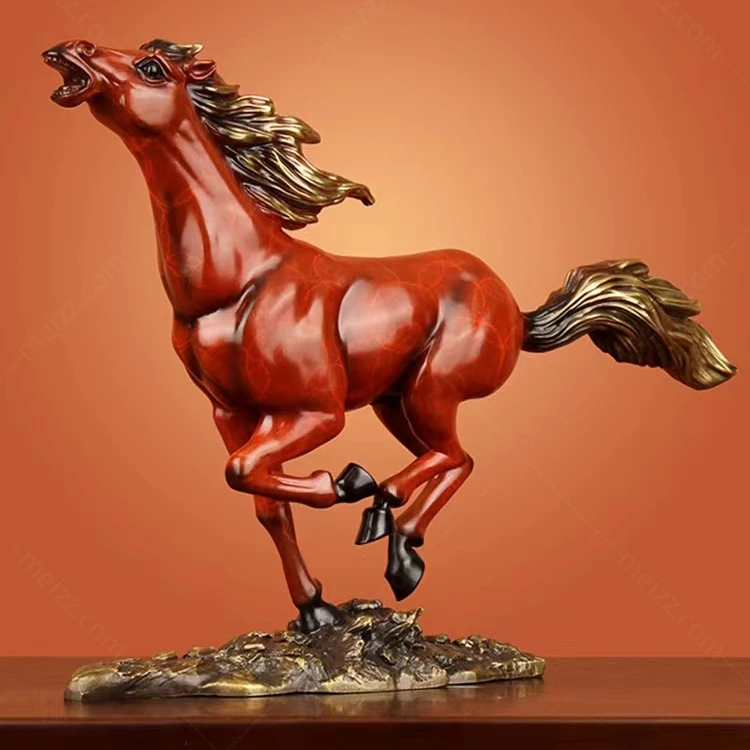 running horse statue