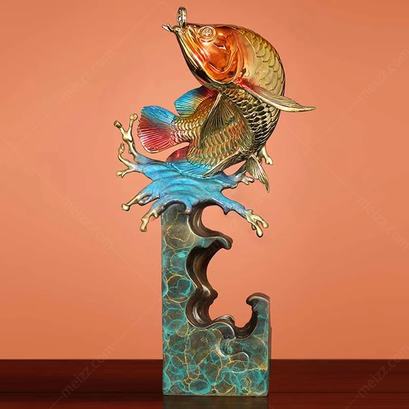 arowana fish figurine