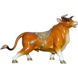 small cow statue