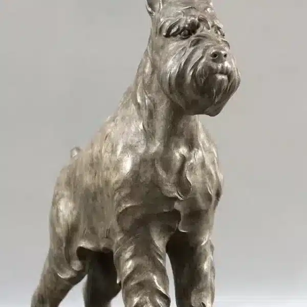 schnauzer dog statue schnauzer dog statue