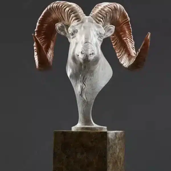 ram head sculpture ram head sculpture