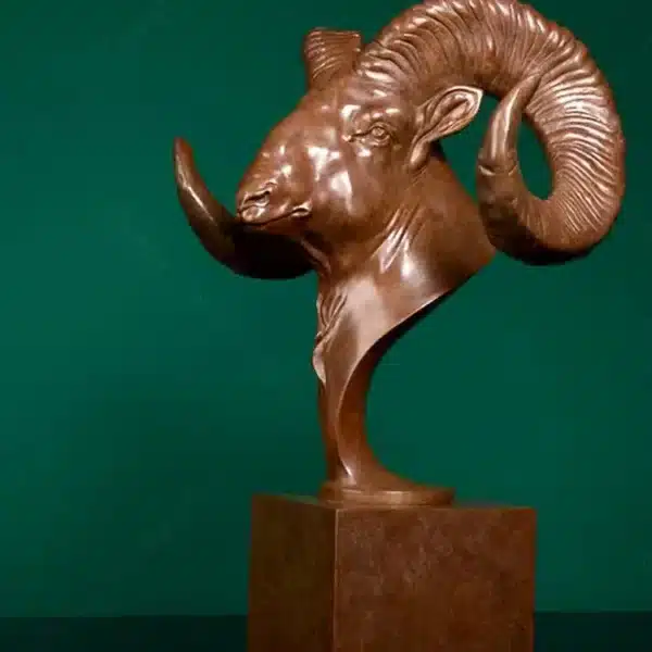 ram head sculpture ram head sculpture