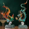 Dragon and Phoenix Statue