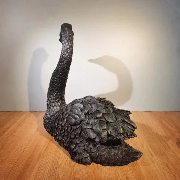 black swan sculpture