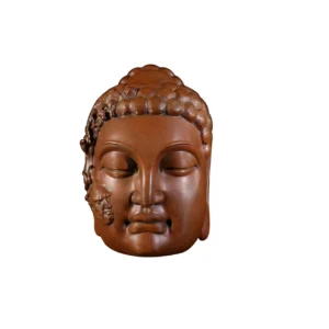 Bronze Buddha Head Statue