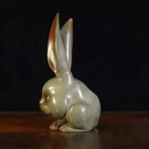 sitting rabbit statue