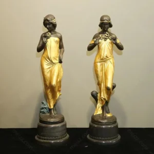 bronze woman sculpture