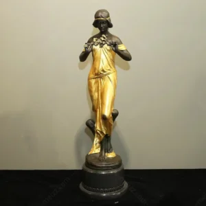 bronze woman sculpture