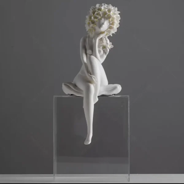 ceramic girl figurine