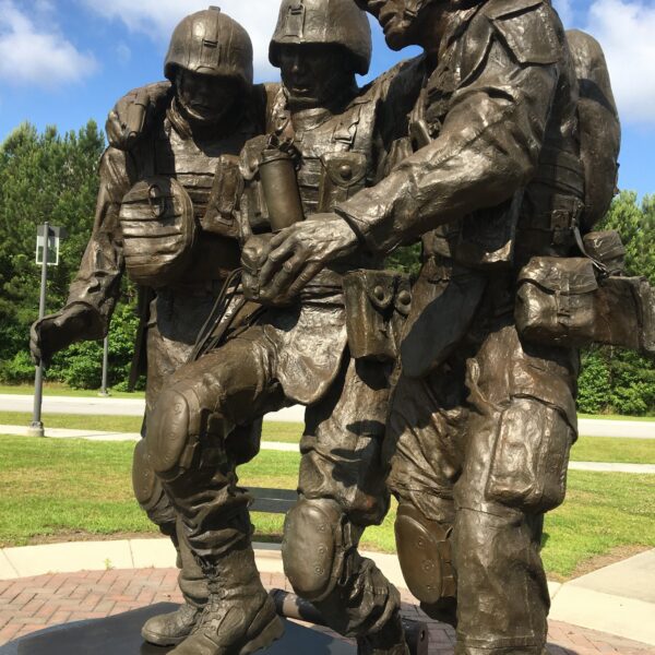 no man left behind statue
