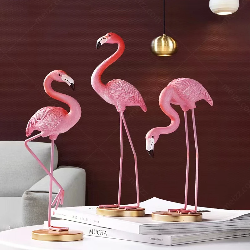 pink flamingo sculpture
